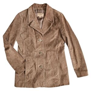 Wilsons Leather light brown leather jacket. Size M